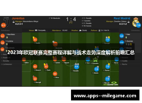 2023年欧冠联赛完整赛程详解与战术走势深度解析前瞻汇总 2023年欧冠联赛完整赛程详解与战术走势深度解析前瞻汇总